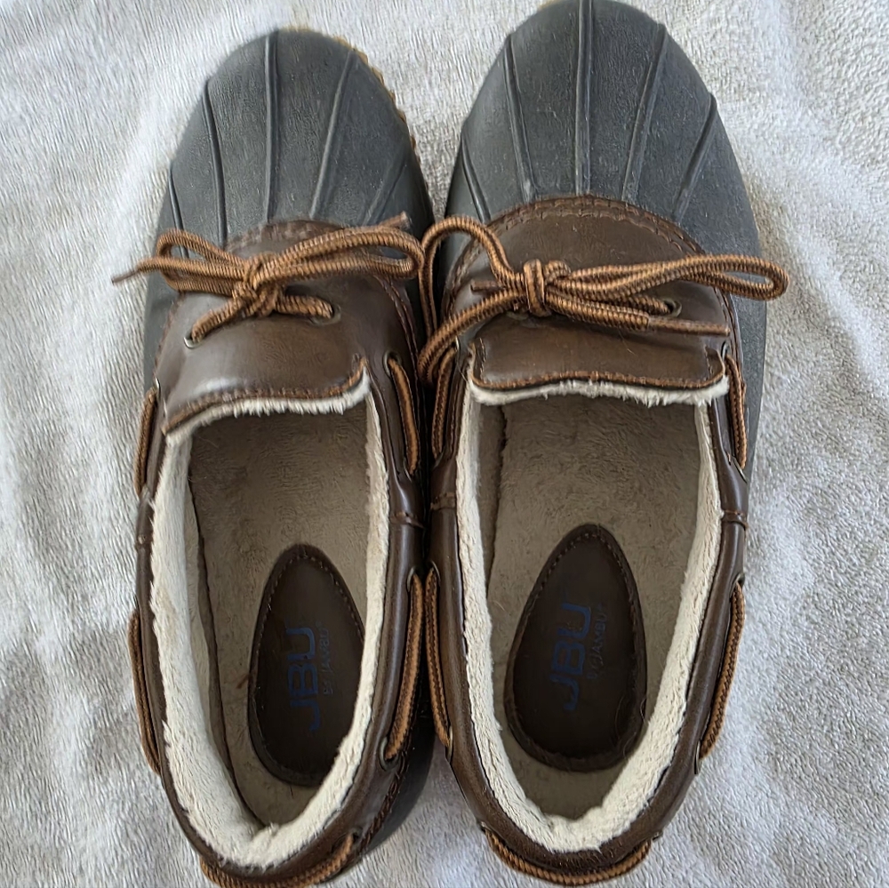 JBU Green/Gray And Tan Duck Shoes